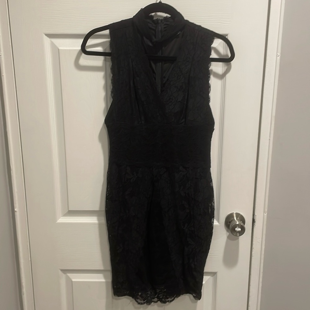 Black guess lace dress